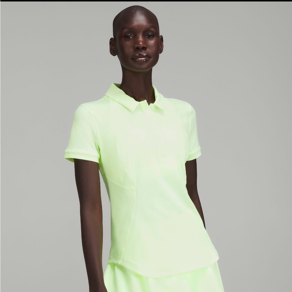 Lululemon Quick-drying short sleeve polo shirt faded zap tennis shirt